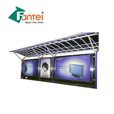 Eco 용매 PVC 프론트릿은 배경 라이트 박스를 위해 최고 510gsm 300D*500D 18*12를 구부립니다